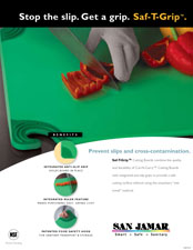 Saf-T-Grip Cutting Boards Sell Sheet